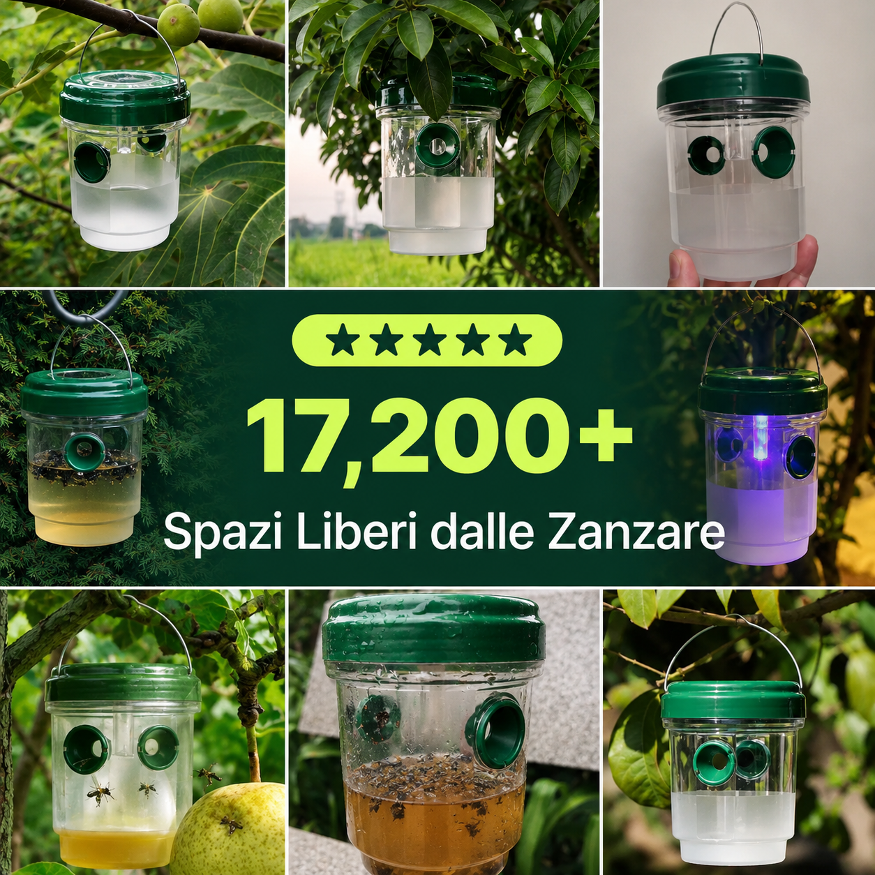 Set di Trappole per Zanzare
