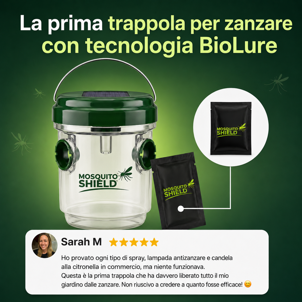 Set di Trappole per Zanzare