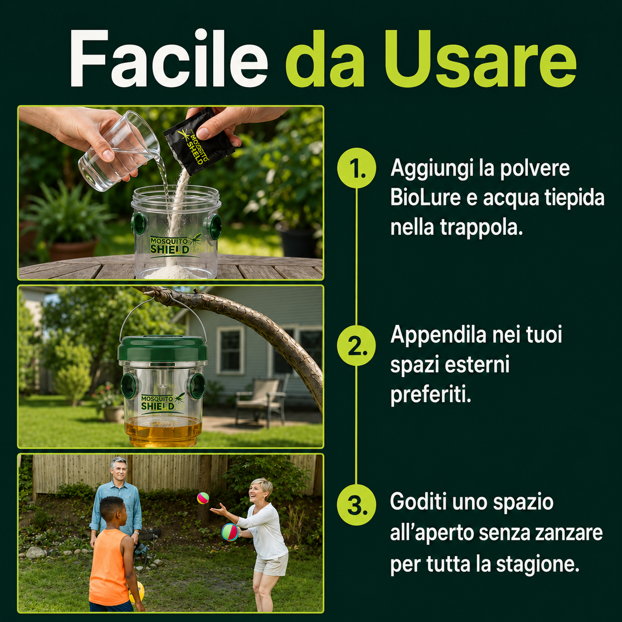 Set di Trappole per Zanzare